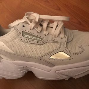 adidas falcon core white sesame